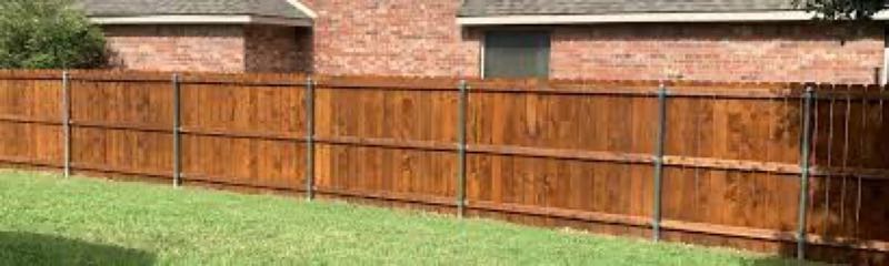 Cedar Privacy Fence in Farmers Branch